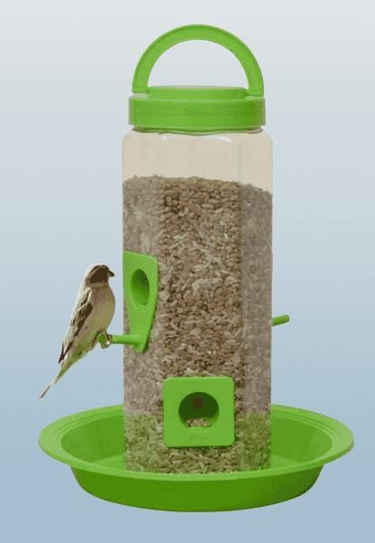 Invite Nature to Your Balcony with Bird Food and Water Feeder