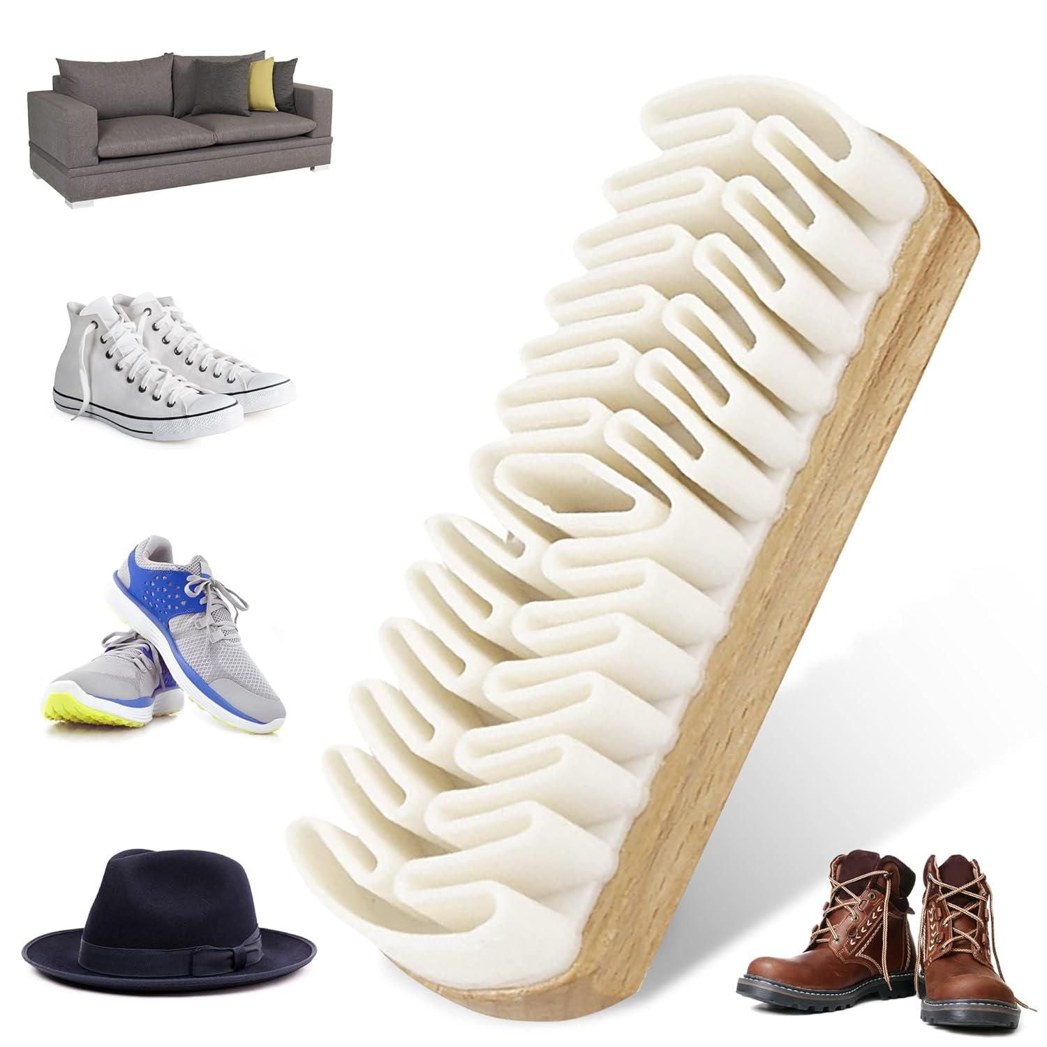 2 in 1 Shoe Cleaning Brush – Rubber Bristles for Effective Cleaning