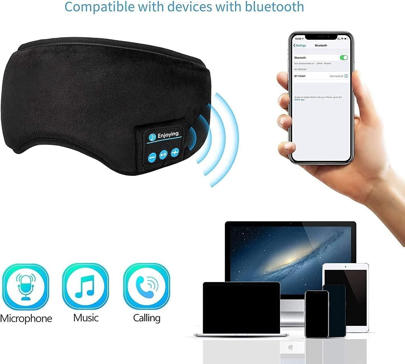 Wireless Bluetooth Eye Mask with Music – Enhance Your Sleep Experience - noQMall
