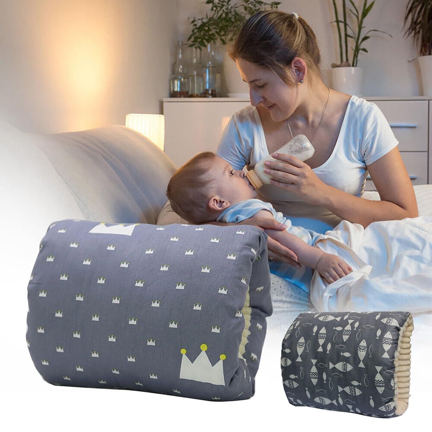 Cozie Cradle Baby Pillow - Ultimate Nursing and Feeding Comfort