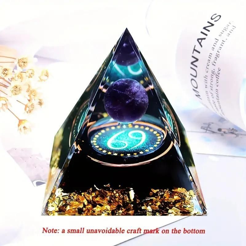 Powerful Chakra Orgone Pyramid for Reiki Healing and Energy Balance - noQMall