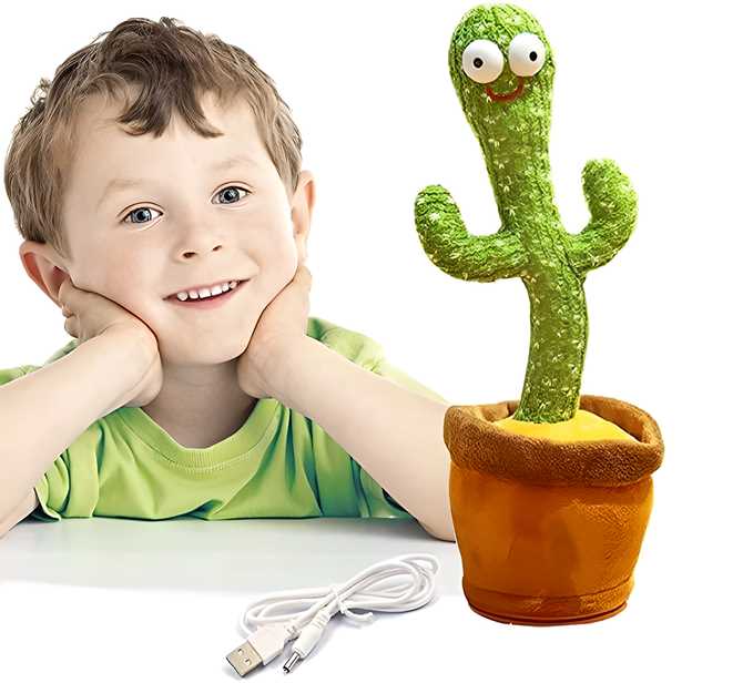 LED Musical Dancing & Mimicry Cactus Toy - noQMall