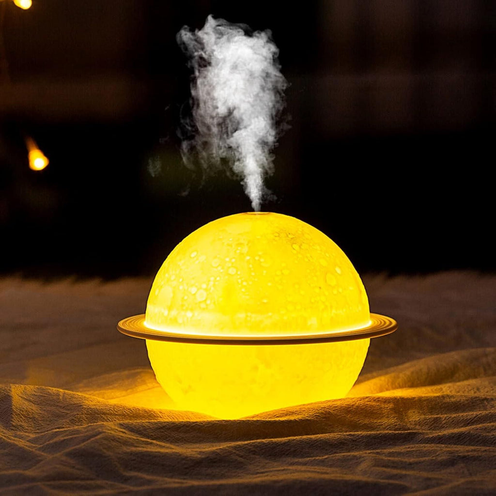 2-in-1 Moon Lamp Cool Mist Humidifier & Essential Oil Diffuser 🌙✨