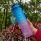 Sport Print Water Bottle 1000ml Sipper - noQMall