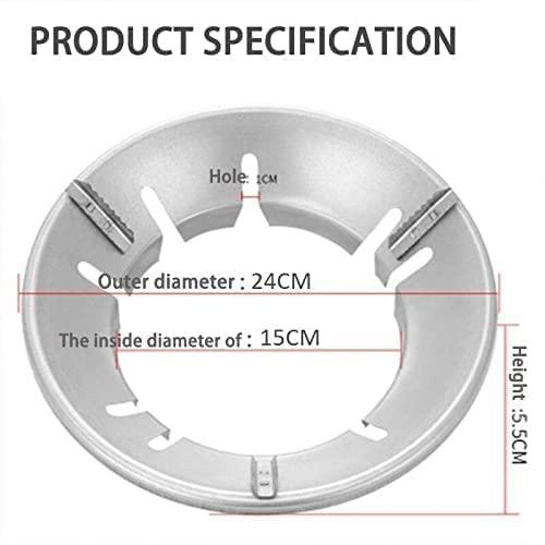 OANGO Gas Saver Stand Cooking Jali Ring – Windproof, Energy-Saving Gas Stove Protector (Pack of 2) - noQMall