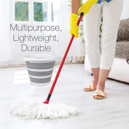 PVC Coated Collapsible Foldaway Bucket – 10L Portable Silicone Bucket
