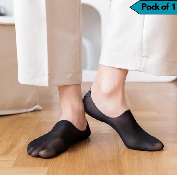 Silicone Non-Slip Invisible No Show Socks (Pack of 1) – Comfort with Style