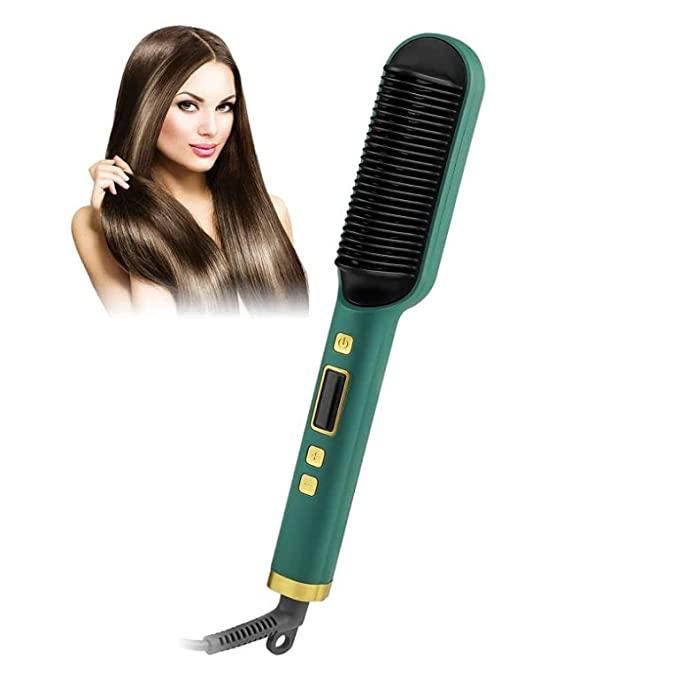 Professional Electric Hair Straightener Comb Brush - noQMall