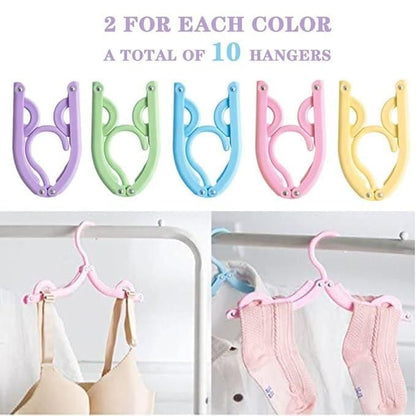 4PCS Portable Foldable Clothes  Hangers - noQMall