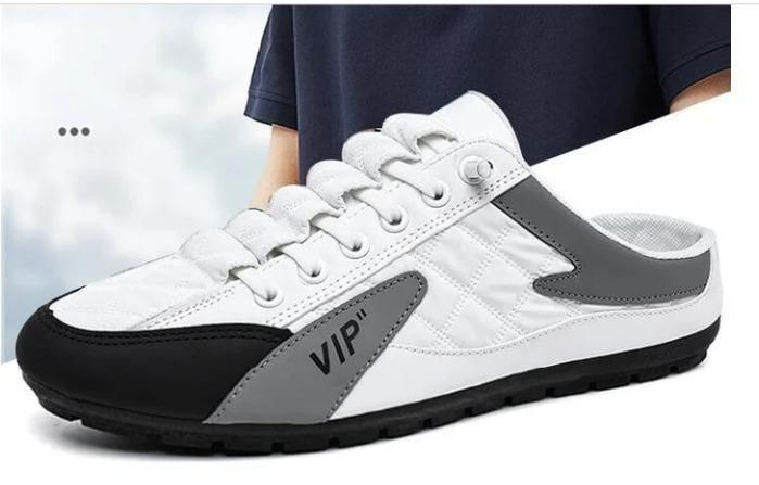 Men's White Half Casual Shoes - noQMall