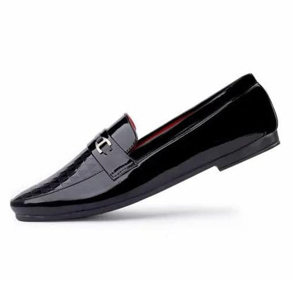 Men's Black Synthetic Loafer for Men's - noQMall