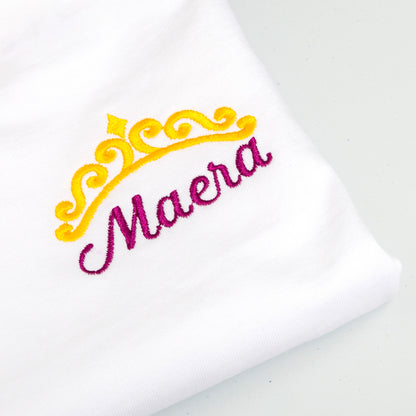 Custom Embroidered Cotton T-shirts by ZaaQ