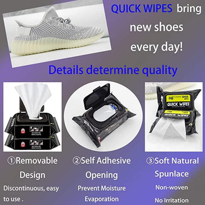 Sneaker Shoe Wipes Cleaner - noQMall