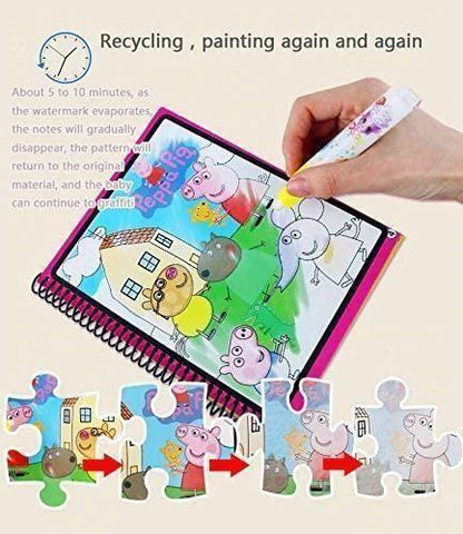 Reusable Magic Water Painting Book (Pack of 4)