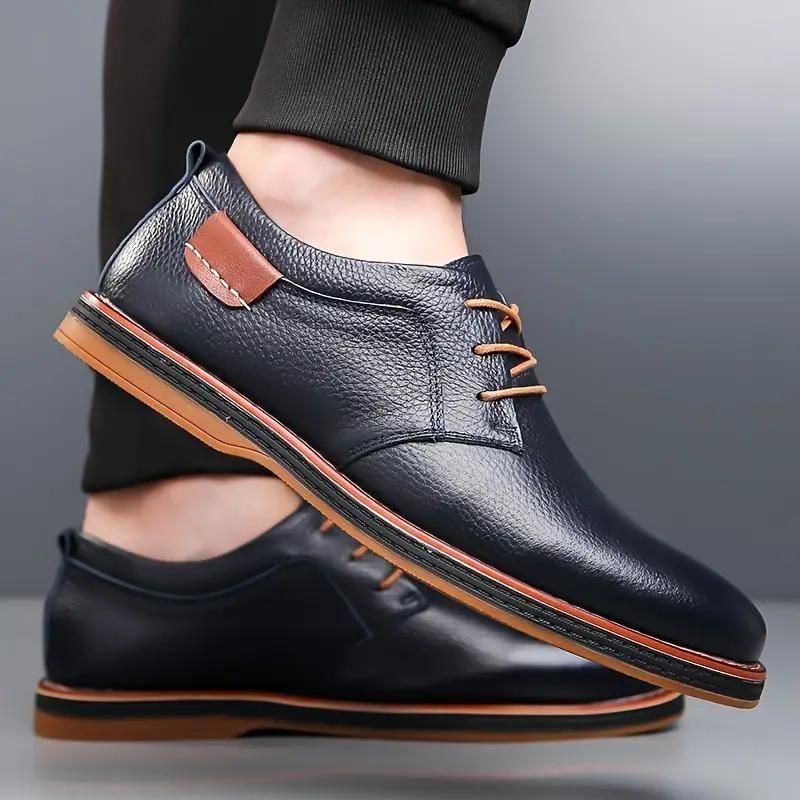 Men’s Derby Party Lace-Up Casual Shoes – Step into Effortless Elegance