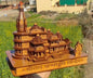 Shri Ram Mandir Ayodhya 3D Wooden Temple | Handcrafted Spiritual Showpiece - noQMall