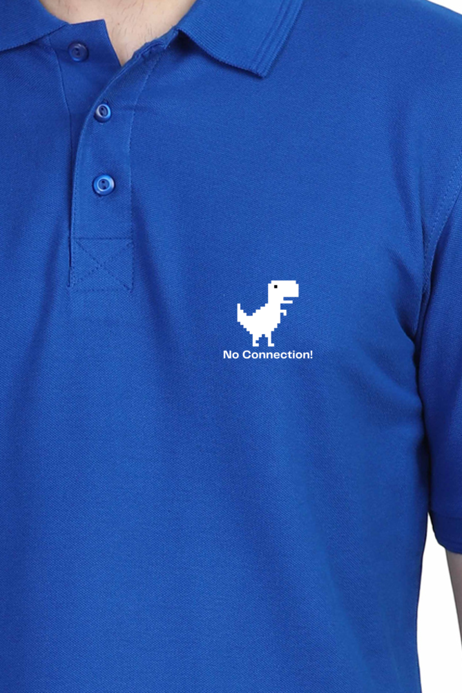 Premium No Connection Themed Polo Tee by ZaaQ – Sustainable Fashion - noQMall