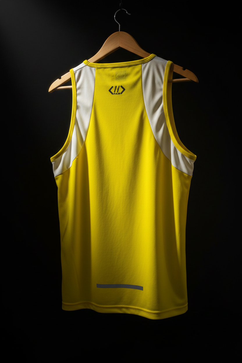 Velair by PAB | Dry Fit Unisex Tank Top Yellow | Ultra Light Breathable - noQMall