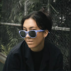 NoQMall PAB Re:Vision Wayfarers sunglasses with polarized lenses and UV protection, featuring sustainable, stylish frame design.