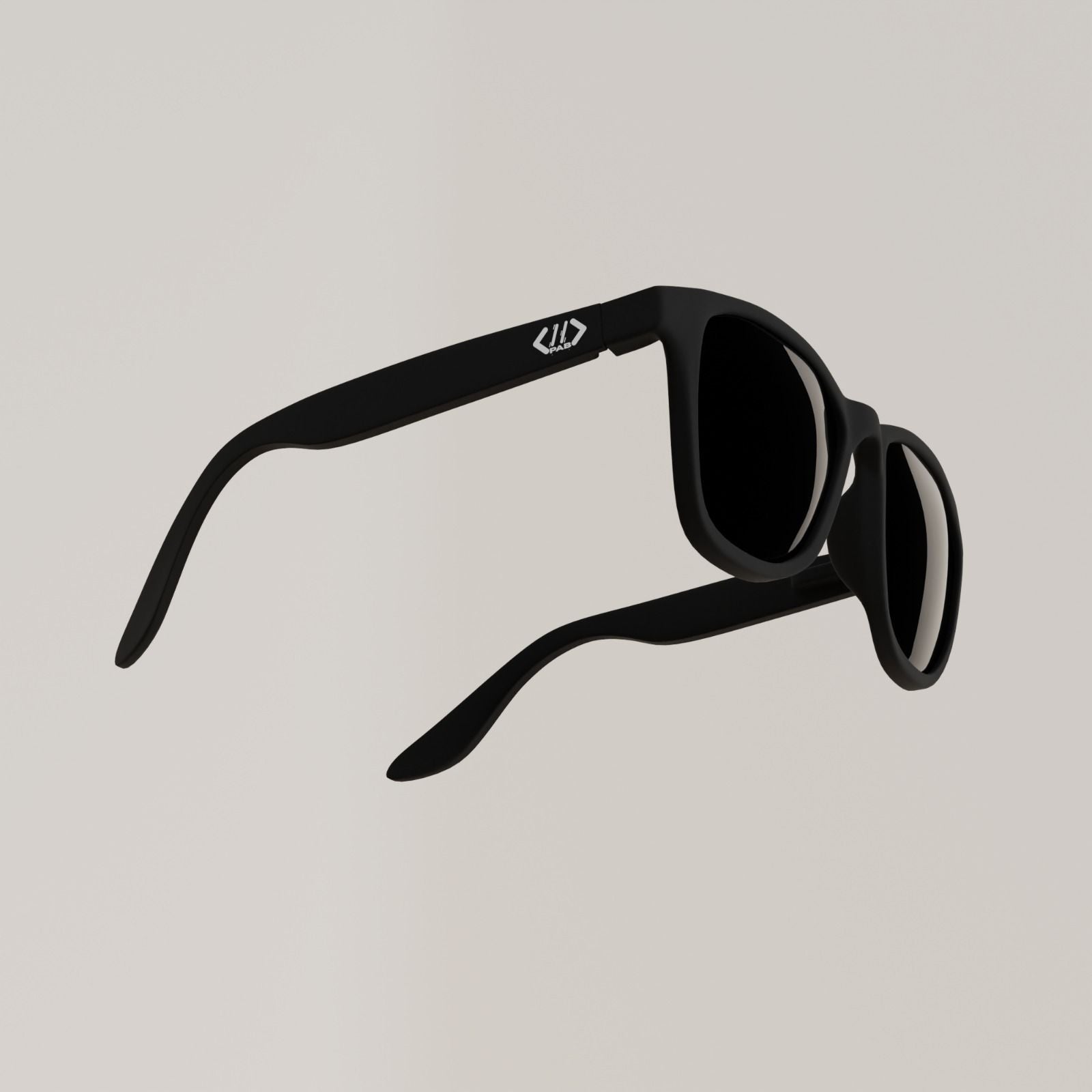 NoQMall PAB Re:Vision Wayfarers sunglasses with polarized lenses and UV protection, featuring sustainable design and stylish frame.