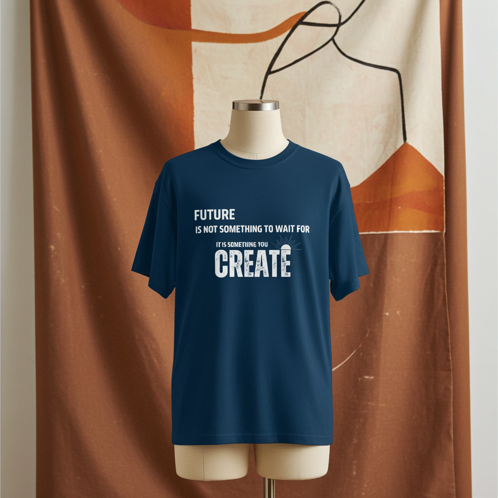 Motivation themed Oversized T-shirt by Pushaak - noQMall
