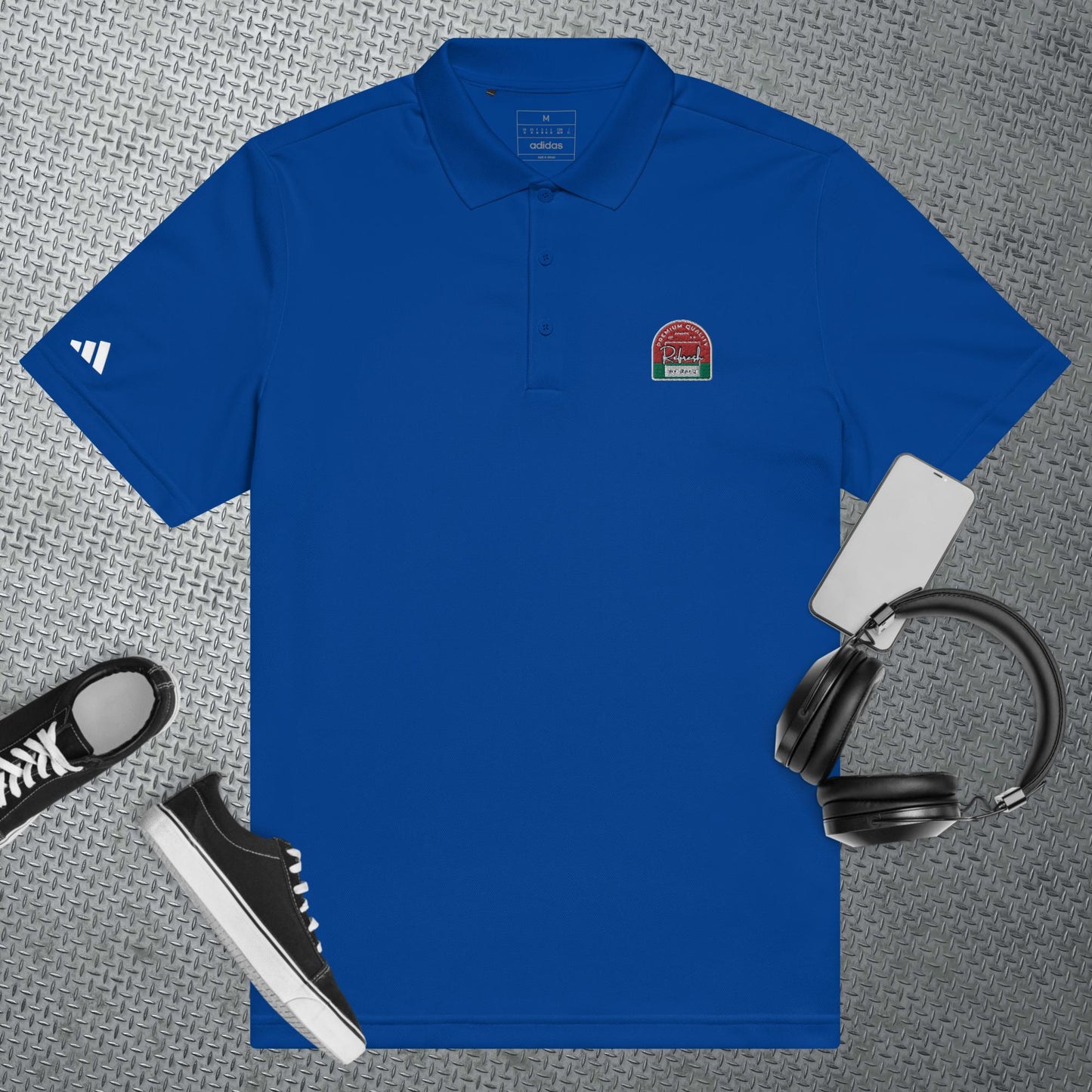 Adidas Sports Polo with ZaaQ Embroidery on it – Elevate Your Athletic Style 🏌️‍♂️