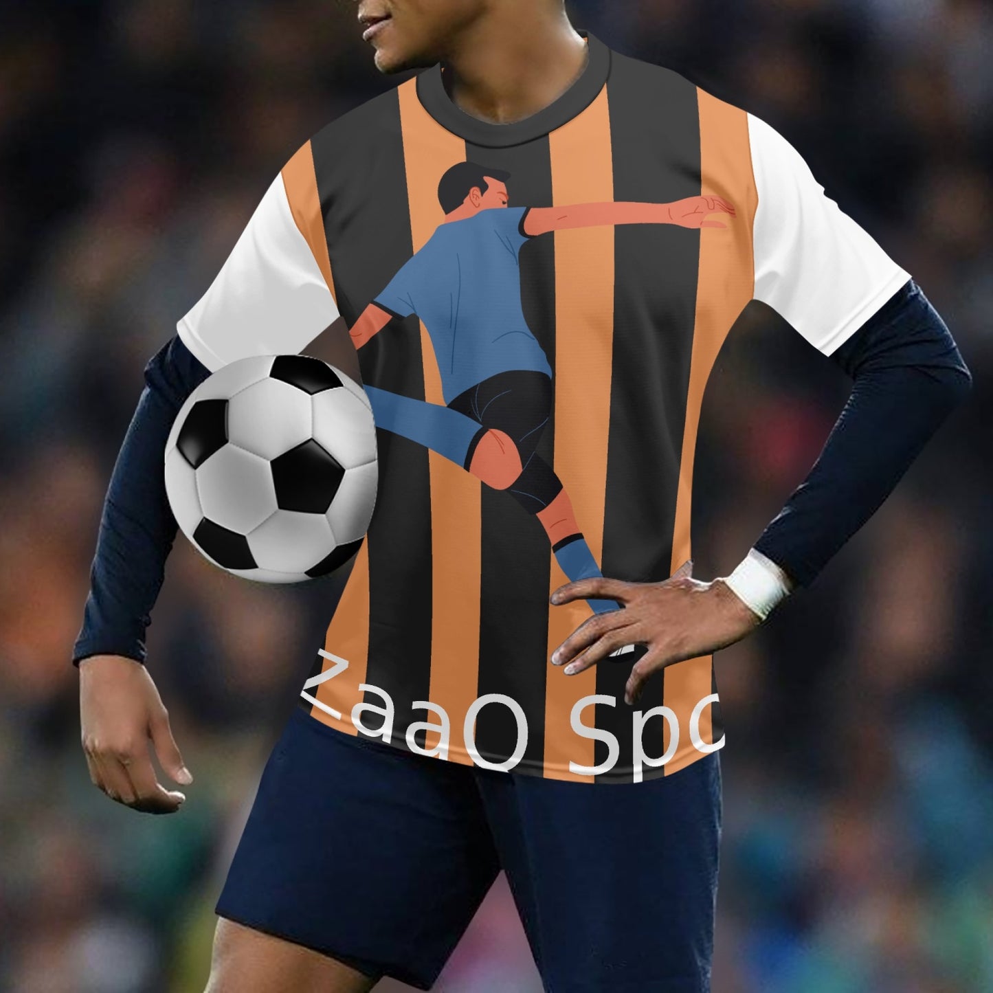 Custom Name Printed Soccer Jersey - by ZaaQ