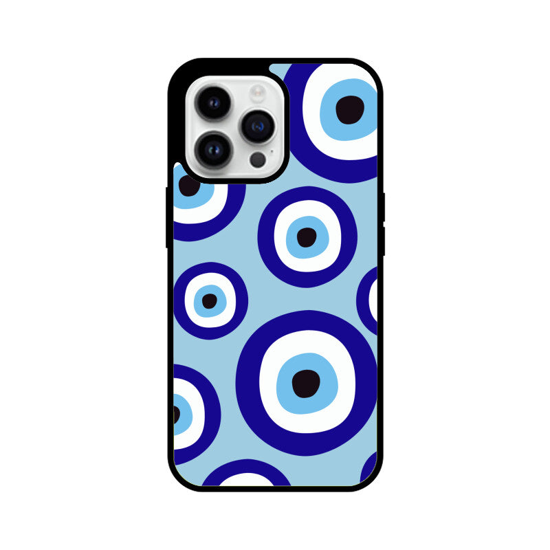 Evil Eye Premium Glass Phone Case | 360° Protection & Style - noQMall