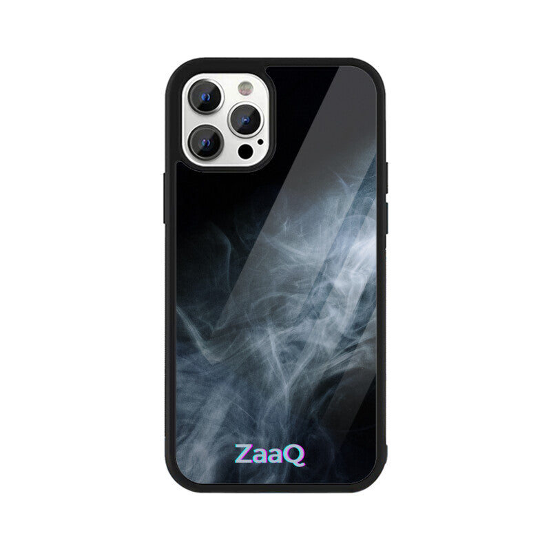 ZaaQ Premium Glass Phone Case - Smokey Design | Ultimate Protection - noQMall