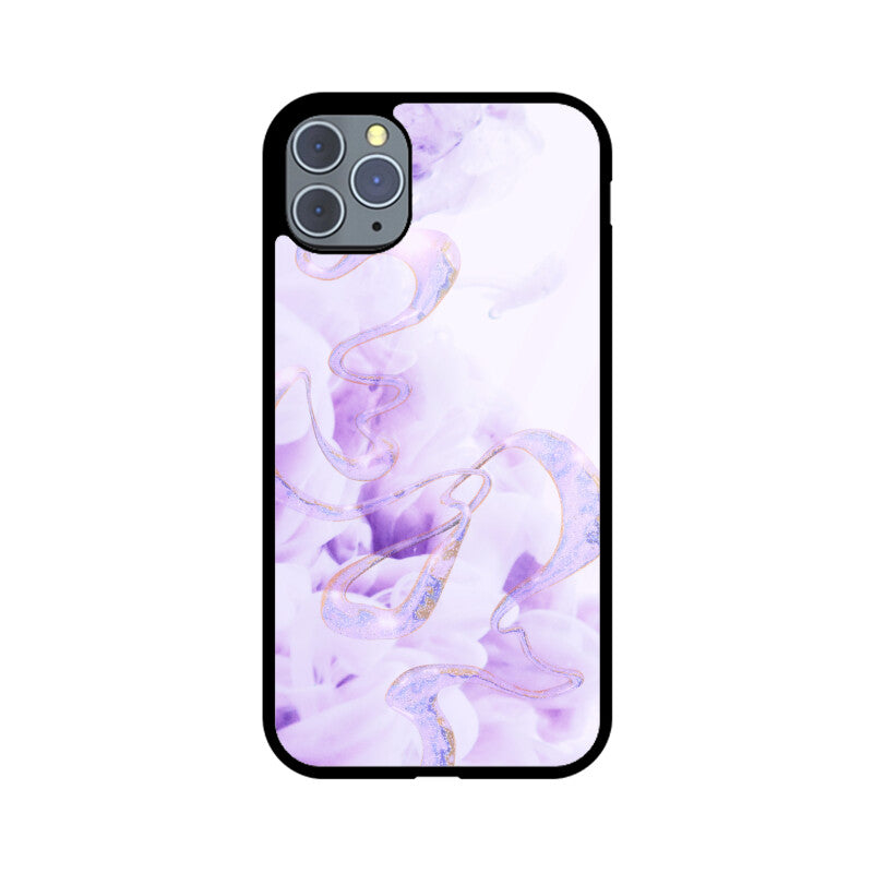 ZaaQ Premium Purple Fluid Glass Phone Case | Stylish 360° Protection - noQMall