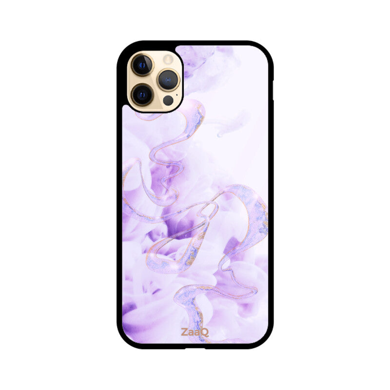 ZaaQ Premium Purple Fluid Glass Phone Case | Stylish 360° Protection - noQMall