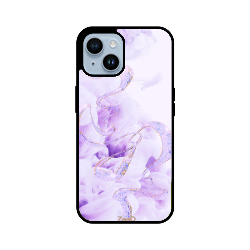 ZaaQ Premium Purple Fluid Glass Phone Case | Stylish 360° Protection - noQMall