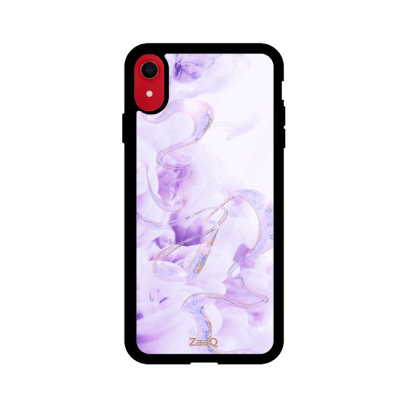 ZaaQ Premium Purple Fluid Glass Phone Case | Stylish 360° Protection - noQMall