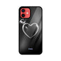 ZaaQ Premium Fluid Black Heart Glass Phone Case | Sleek 360° Protection - noQMall