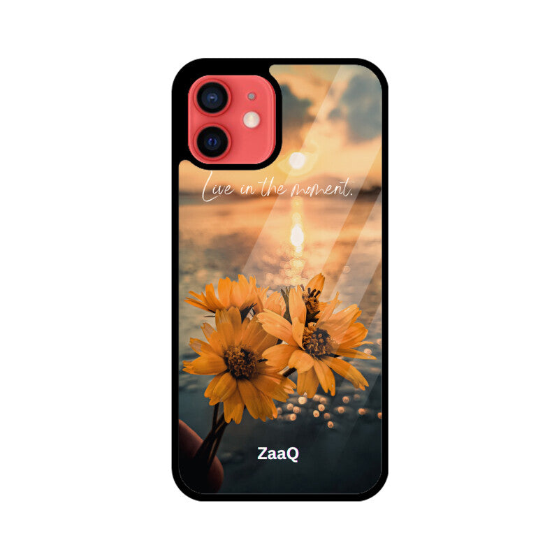 Premium Glass iPhone Back Case by ZaaQ - Theme: Enjoy Your Moment - noQMall