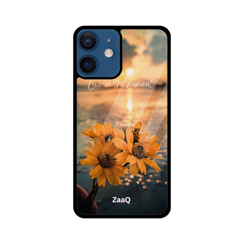 Premium Glass iPhone Back Case by ZaaQ - Theme: Enjoy Your Moment - noQMall