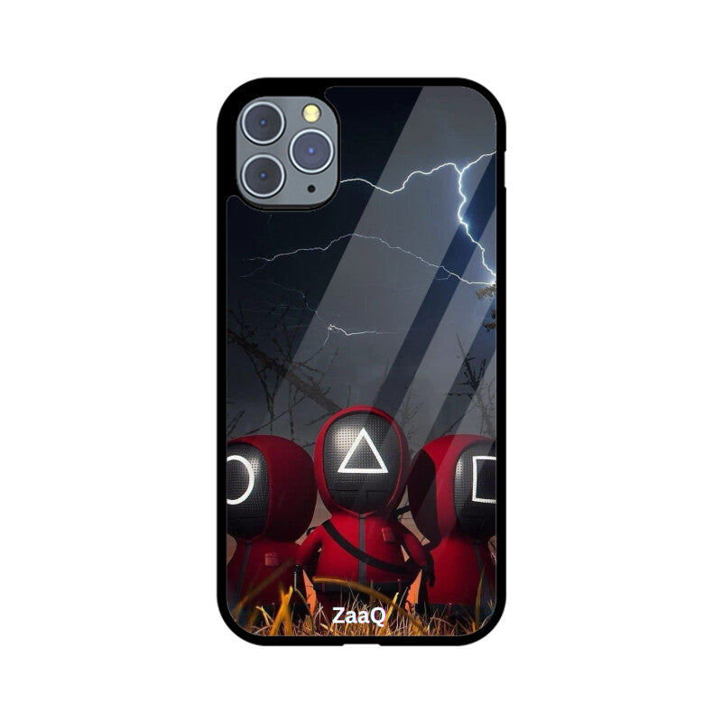 ZaaQ Premium Glass Mobile Case - Unique "No Copy" Themed Back Case