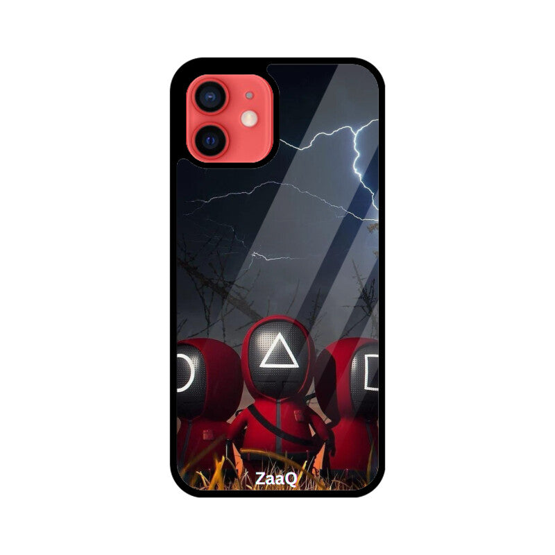 ZaaQ Premium Glass Mobile Case - Unique "No Copy" Themed Back Case - noQMall
