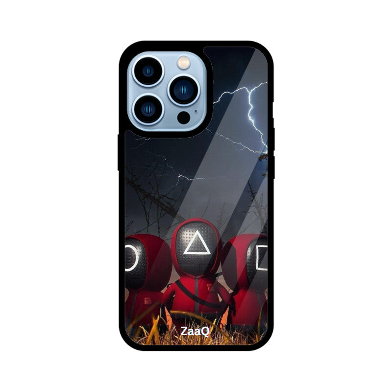 ZaaQ Premium Glass Mobile Case - Unique "No Copy" Themed Back Case - noQMall