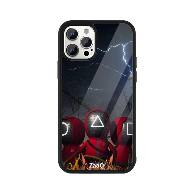 ZaaQ Premium Glass Mobile Case - Unique "No Copy" Themed Back Case - noQMall