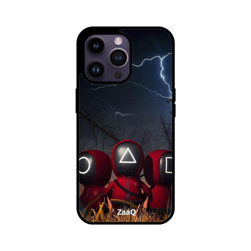 ZaaQ Premium Glass Mobile Case - Unique "No Copy" Themed Back Case