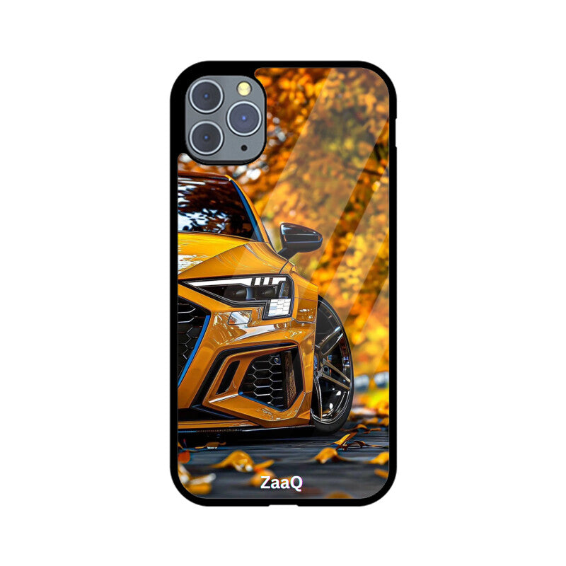 ZaaQ Premium Glass Phone Case - Race Car Theme for Speed & Style