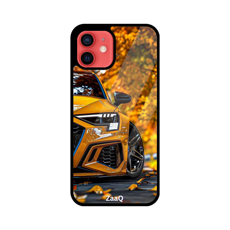 ZaaQ Premium Glass Phone Case - Race Car Theme for Speed & Style