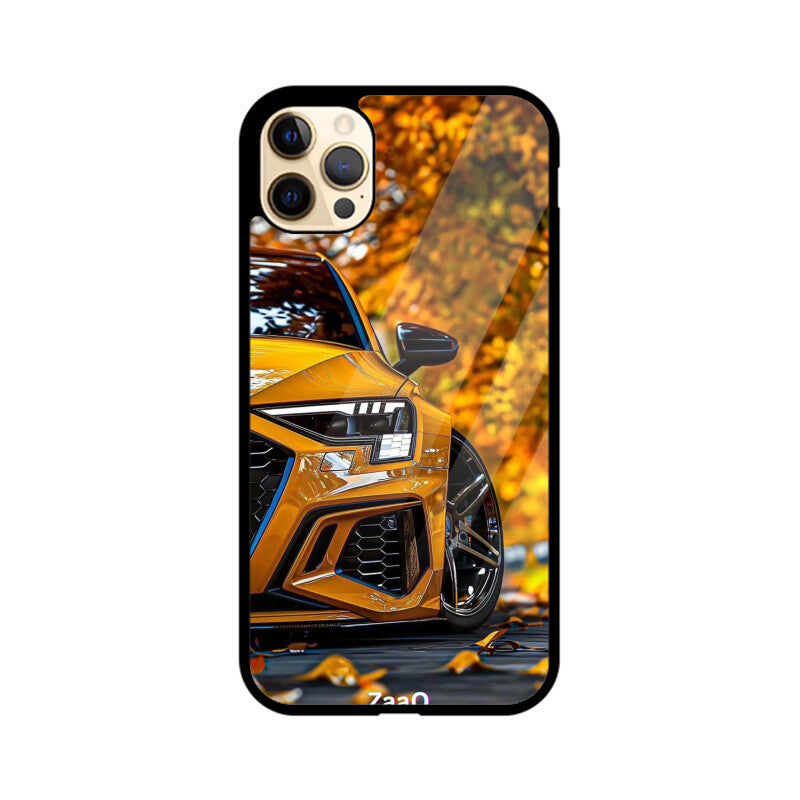 ZaaQ Premium Glass Phone Case - Race Car Theme for Speed & Style