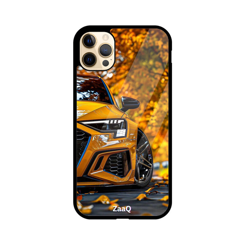 ZaaQ Premium Glass Phone Case - Race Car Theme for Speed & Style