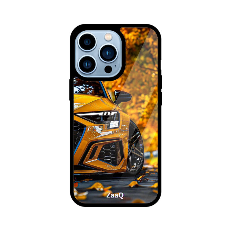 ZaaQ Premium Glass Phone Case - Race Car Theme for Speed & Style