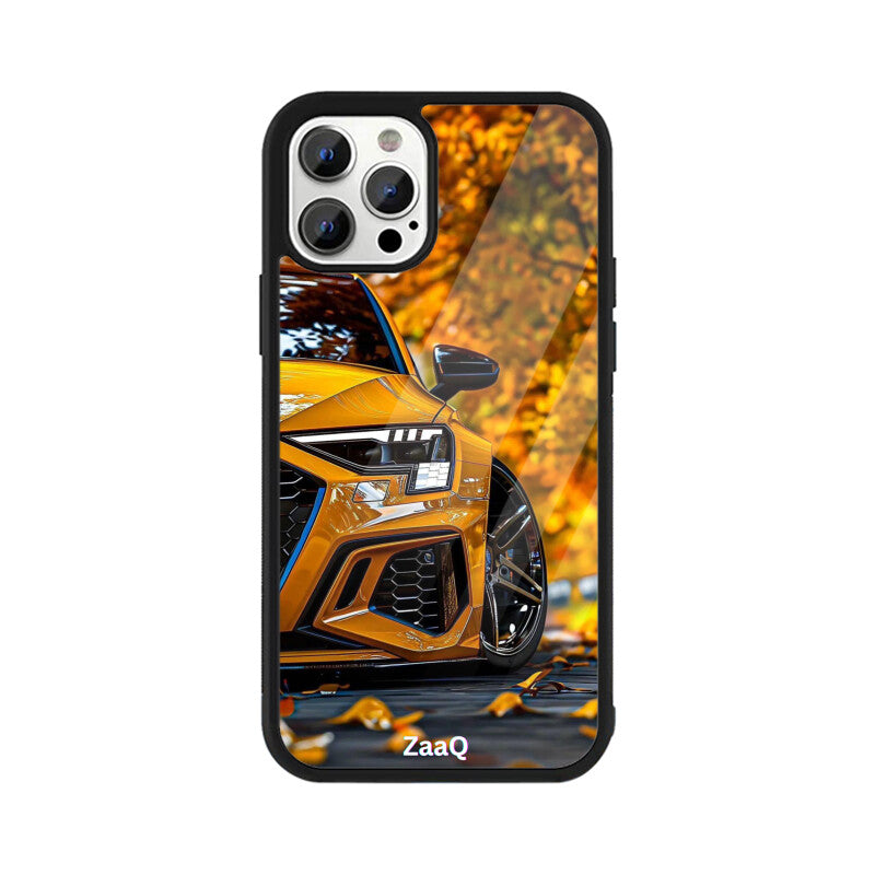 ZaaQ Premium Glass Phone Case - Race Car Theme for Speed & Style - noQMall