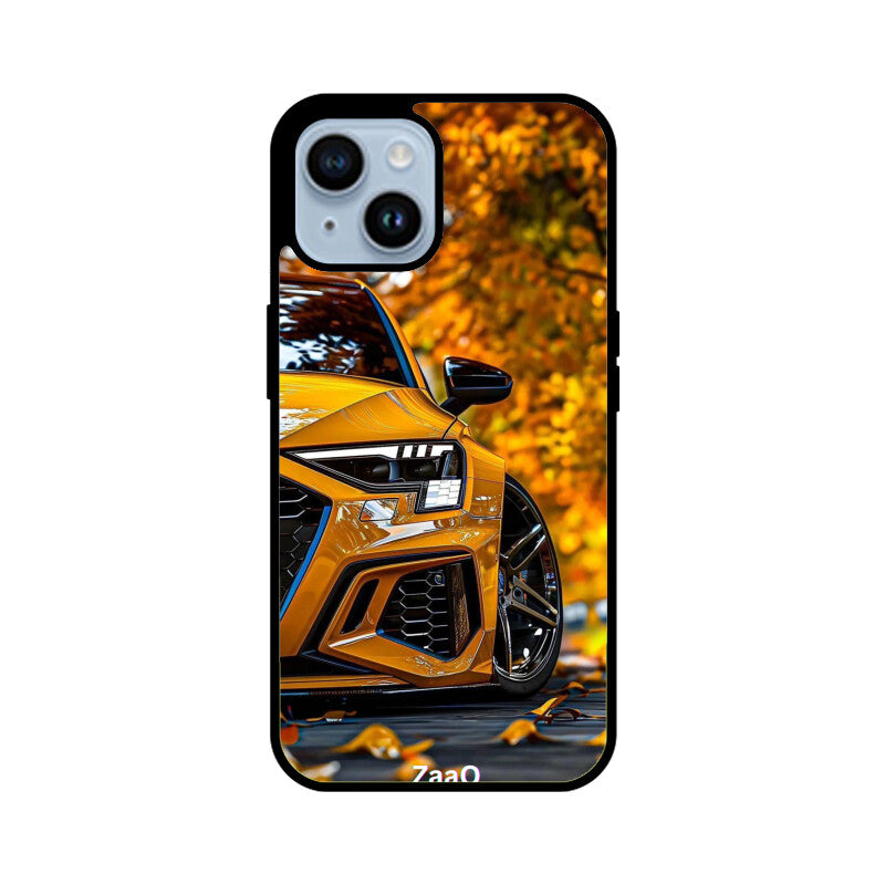 ZaaQ Premium Glass Phone Case - Race Car Theme for Speed & Style