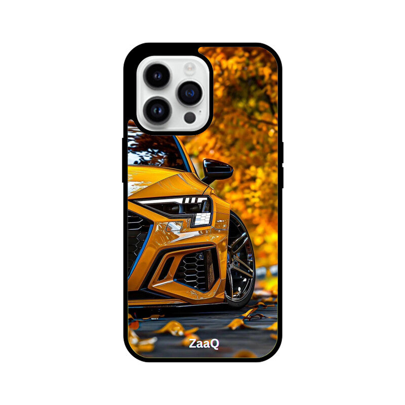 ZaaQ Premium Glass Phone Case - Race Car Theme for Speed & Style