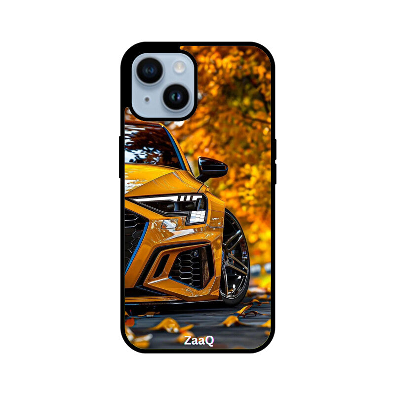 ZaaQ Premium Glass Phone Case - Race Car Theme for Speed & Style